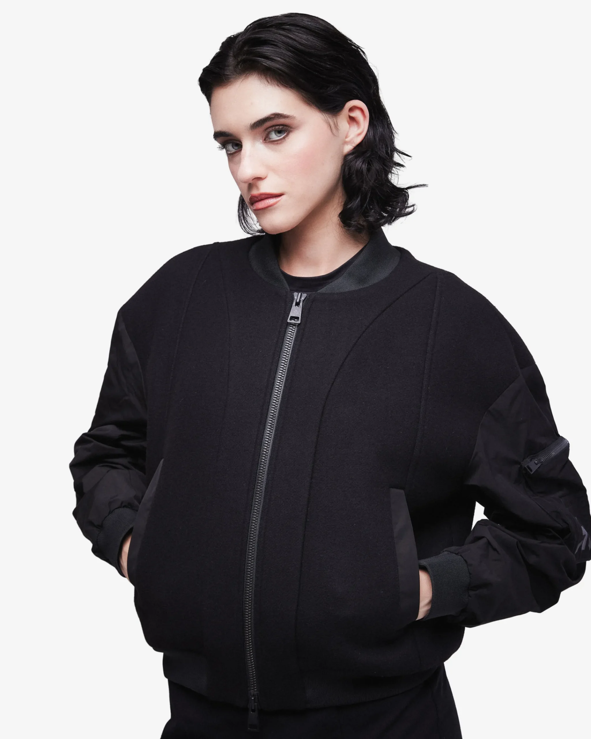 Premiata Blouson in lana e nylon>Donna Giacche E Cappotti