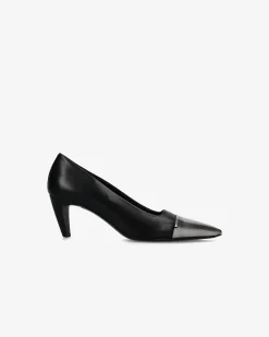 Premiata Décolleté Cher in vitello iron e nero>Donna Décolleté