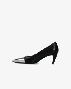Premiata Décolleté Cher in vitello iron e nero>Donna Décolleté