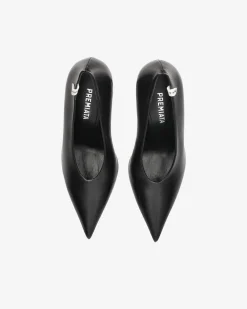 Premiata Décolleté in pelle nappa nero>Donna Décolleté