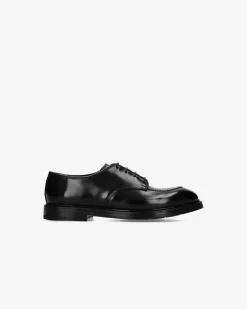 Premiata Derby in pelle spazzolata binder nero>Uomo Stringate