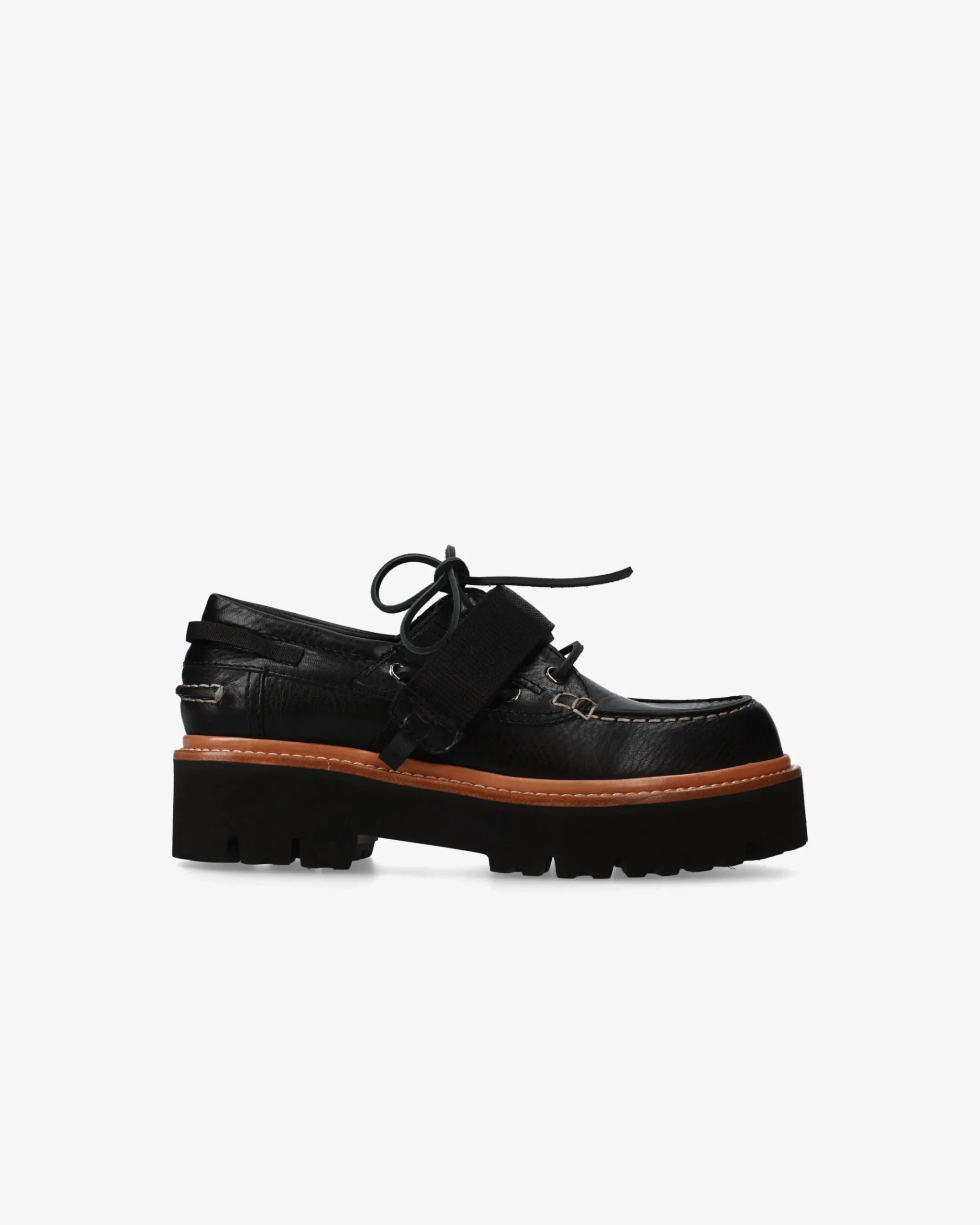 Premiata Derby in vitello Trilly atena nero>Donna Stringate