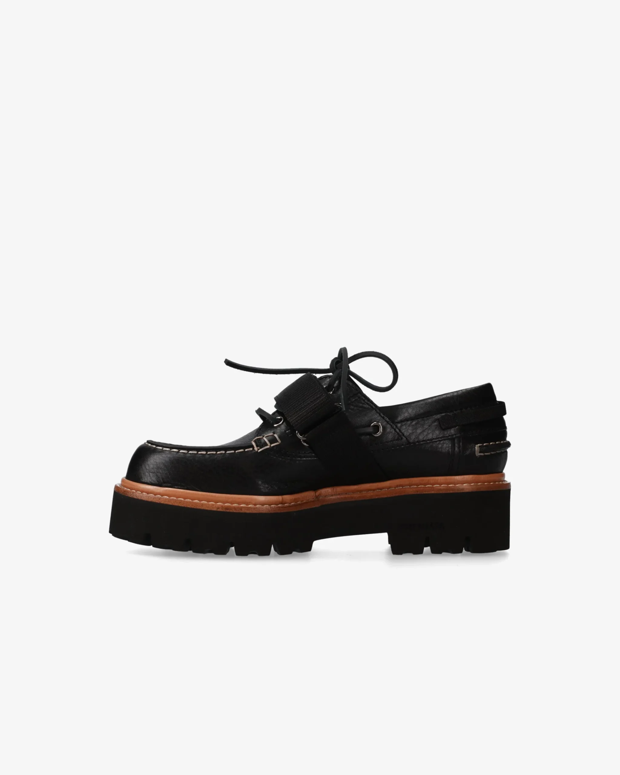 Premiata Derby in vitello Trilly atena nero>Donna Stringate