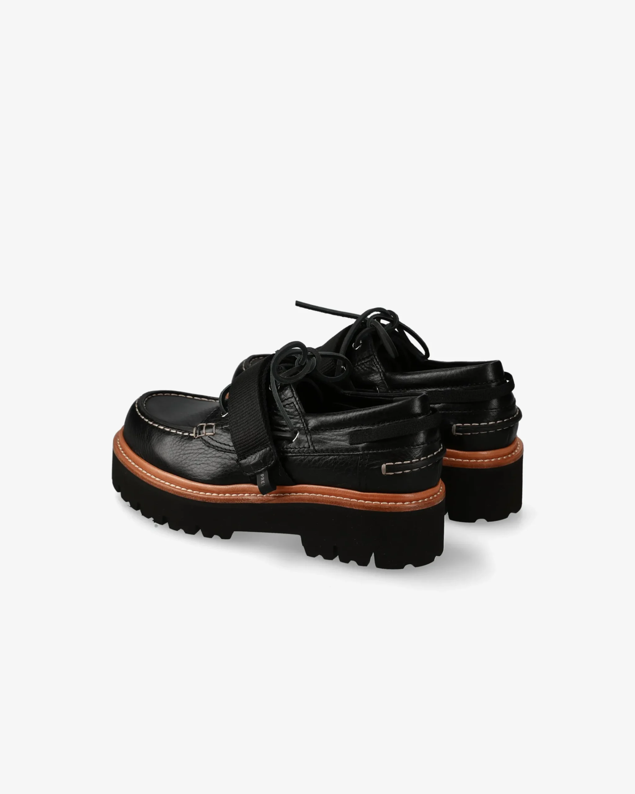 Premiata Derby in vitello Trilly atena nero>Donna Stringate