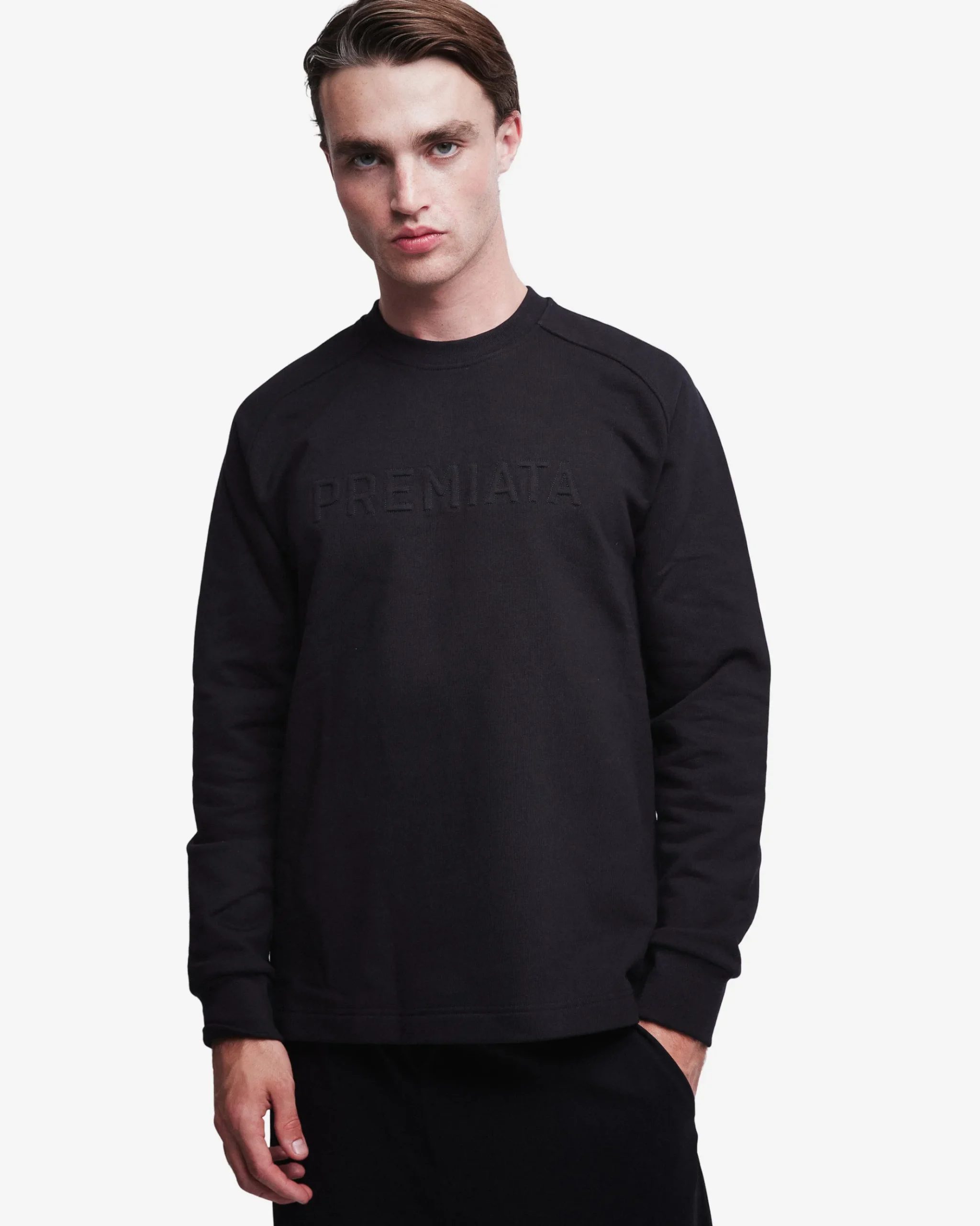 Premiata Felpa in cotone con ricamo>Uomo Felpe E T-Shirt|Felpe E T-Shirt