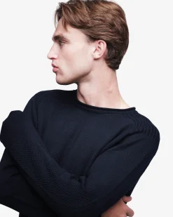Premiata Maglia girocollo oversize in lana>Uomo Maglieria
