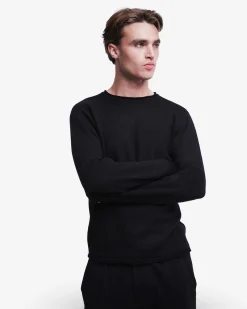 Premiata Maglia girocollo oversize in lana>Uomo Maglieria