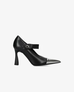 Premiata Mary Jane metal iron e nero>Donna Décolleté