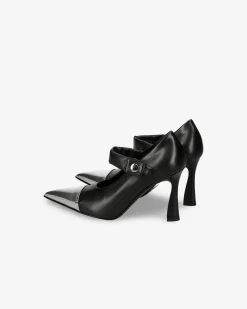 Premiata Mary Jane metal iron e nero>Donna Décolleté