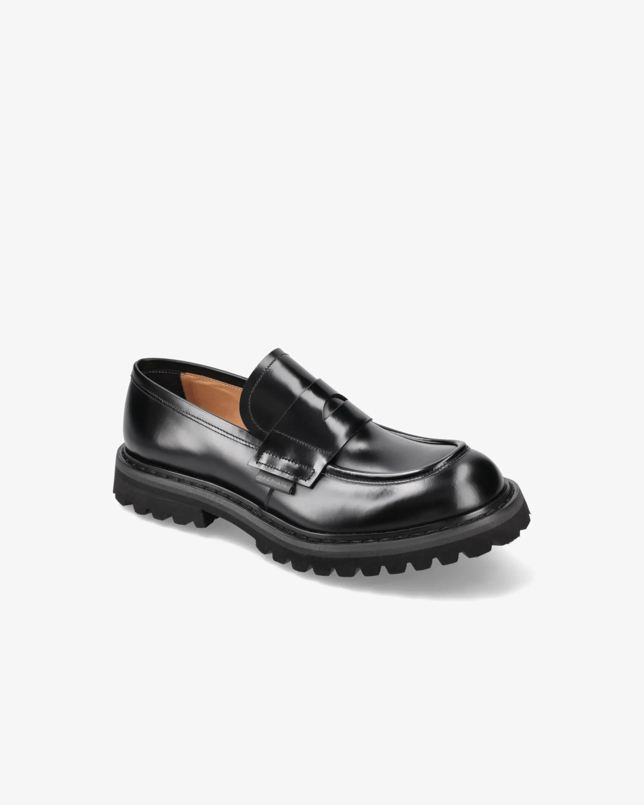 Premiata Mocassini Bridge in pelle spazzolata binder nero>Uomo Mocassini