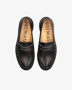 Premiata Mocassini decò nero>Donna Mocassini