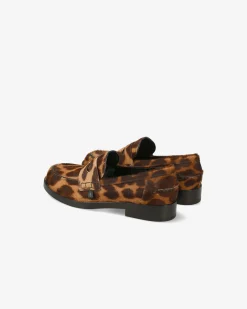 Premiata Mocassini Siria in pony leopardo>Donna Mocassini