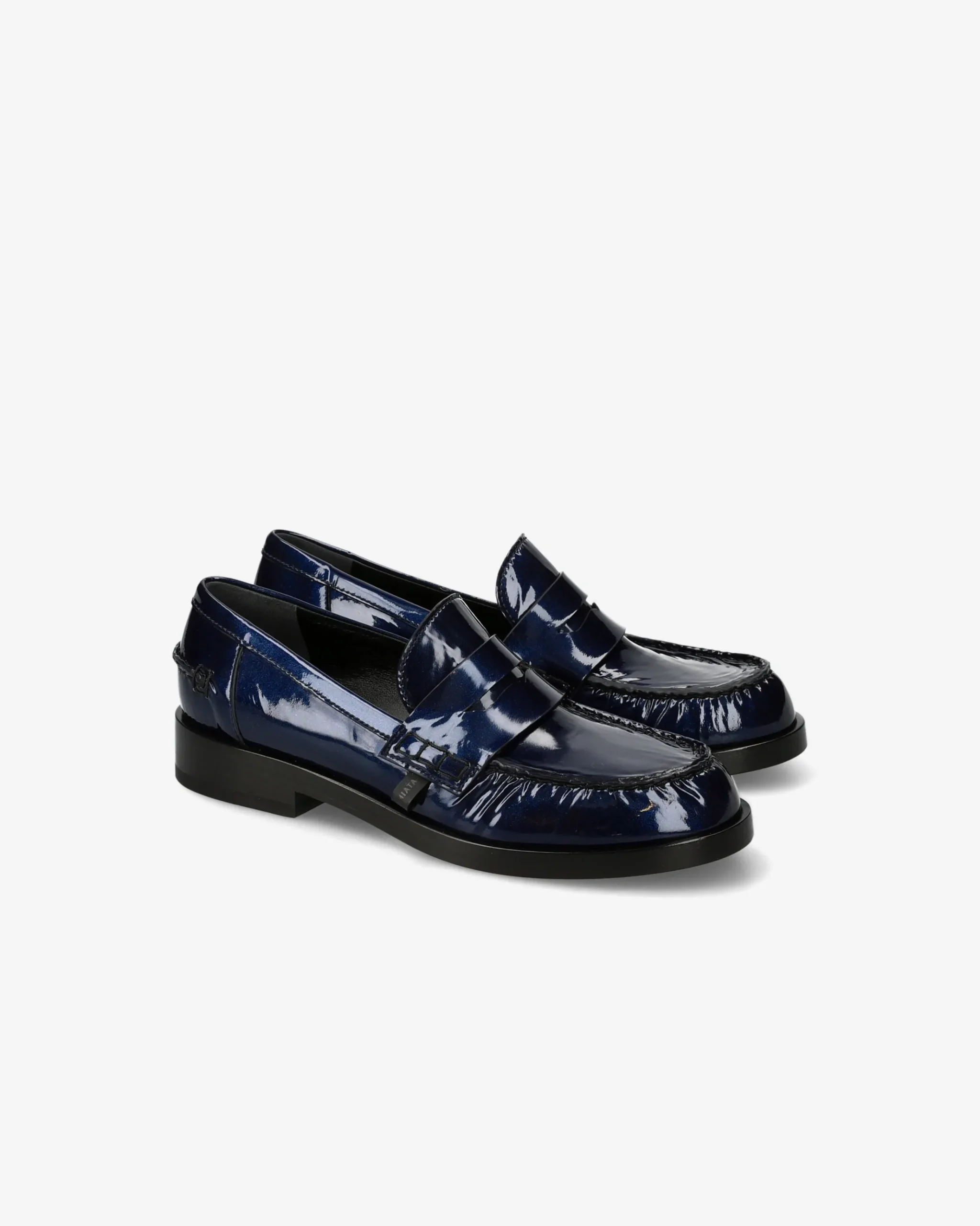 Premiata Mocassini Siria in vernice glass navy>Donna Mocassini