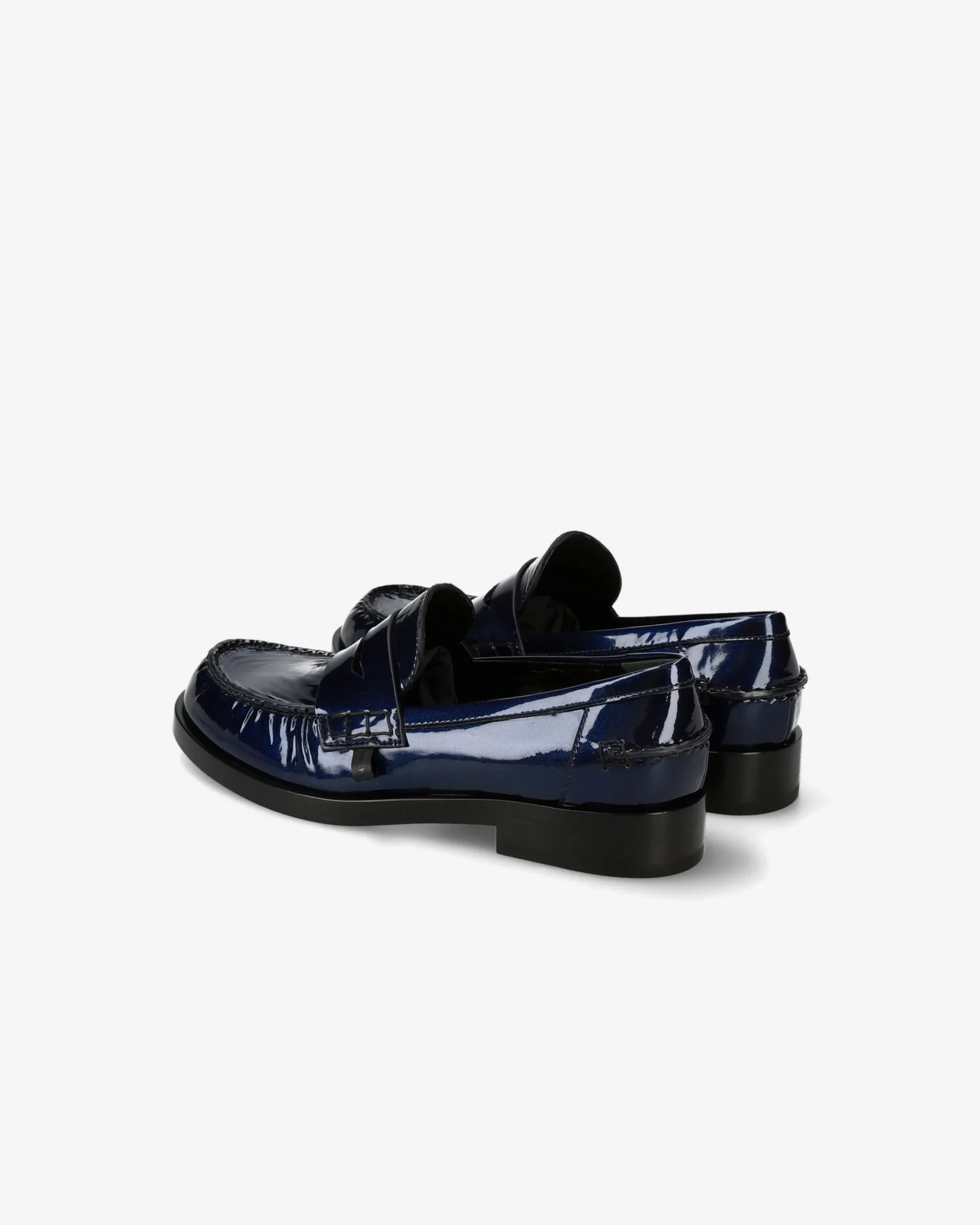 Premiata Mocassini Siria in vernice glass navy>Donna Mocassini