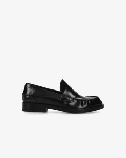 Premiata Mocassini Siria in vitello lucido mousse nero>Donna Mocassini