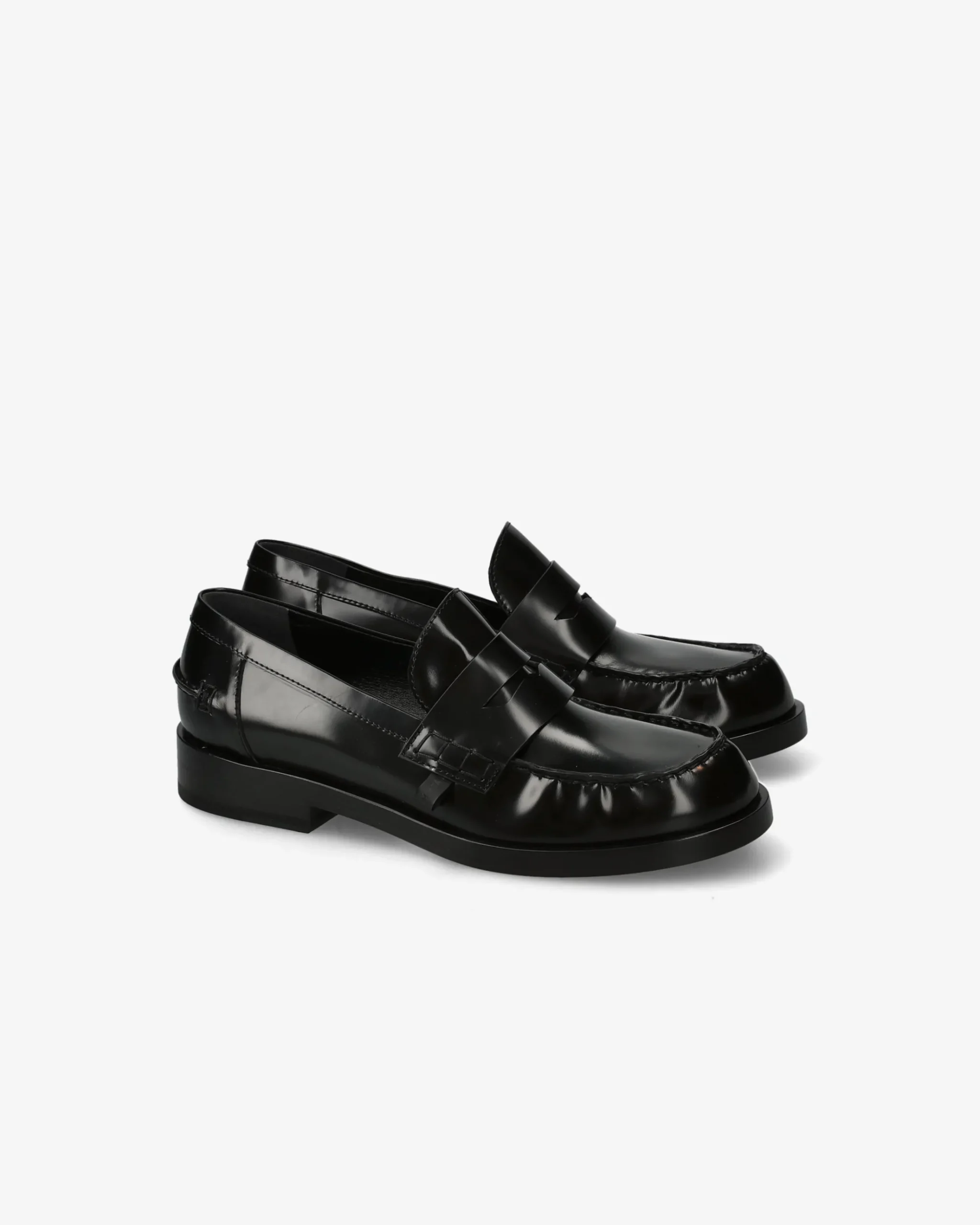 Premiata Mocassini Siria in vitello lucido mousse nero>Donna Mocassini