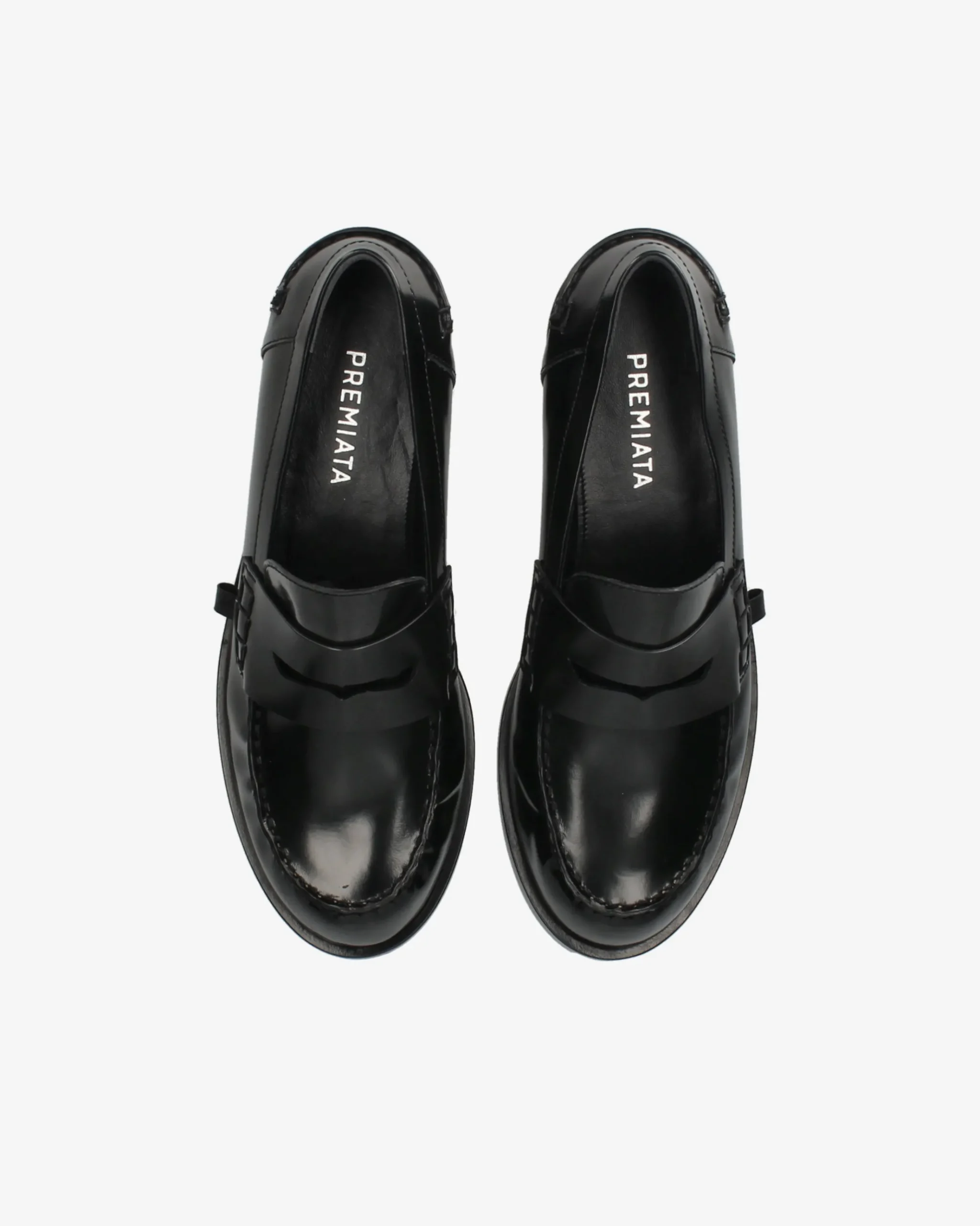 Premiata Mocassini Siria in vitello lucido mousse nero>Donna Mocassini