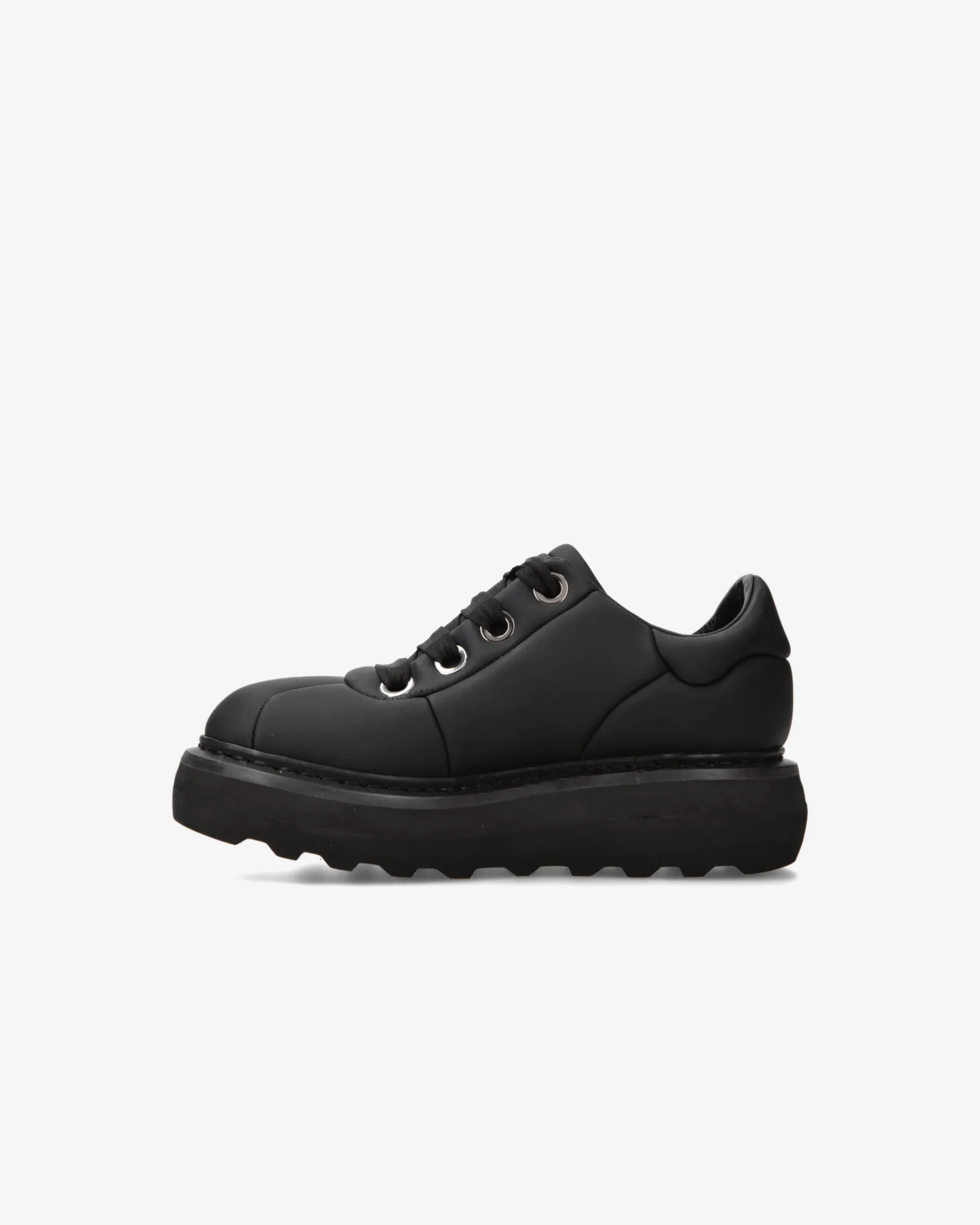 Premiata Scarpe Cal in gommato nero>Donna Stringate
