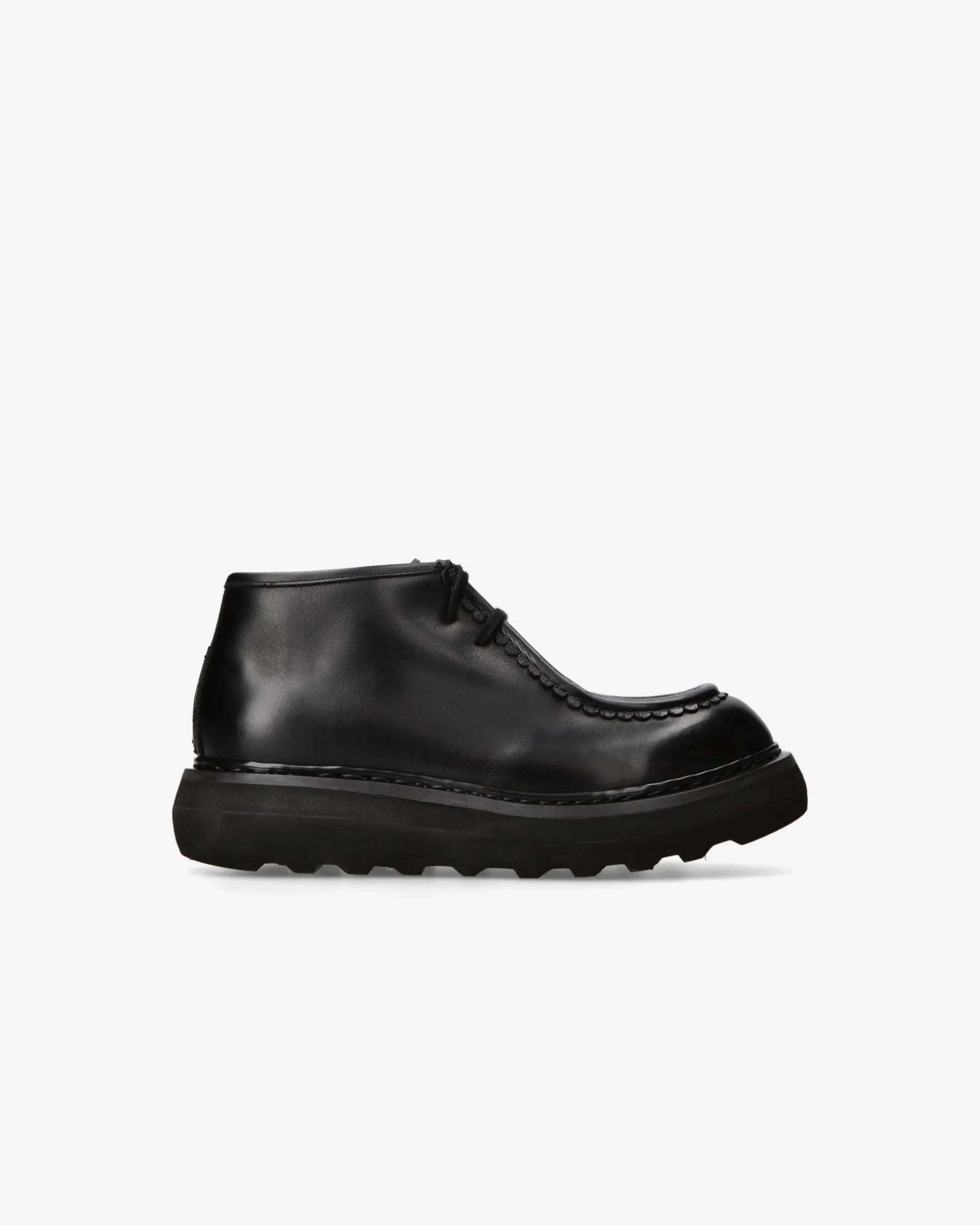 Premiata Scarpe Cal in pelle elba nero>Uomo Stivali