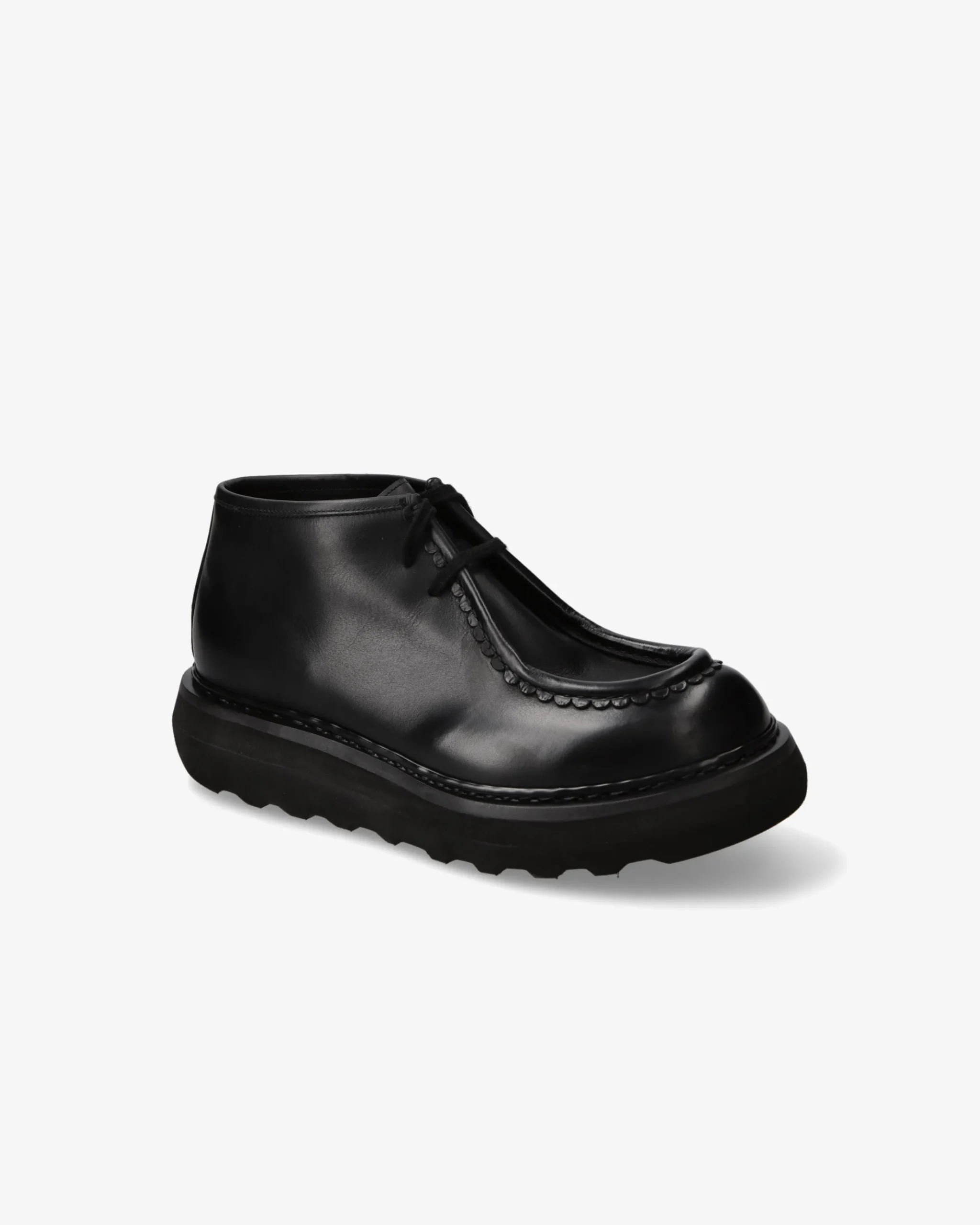 Premiata Scarpe Cal in pelle elba nero>Uomo Stivali