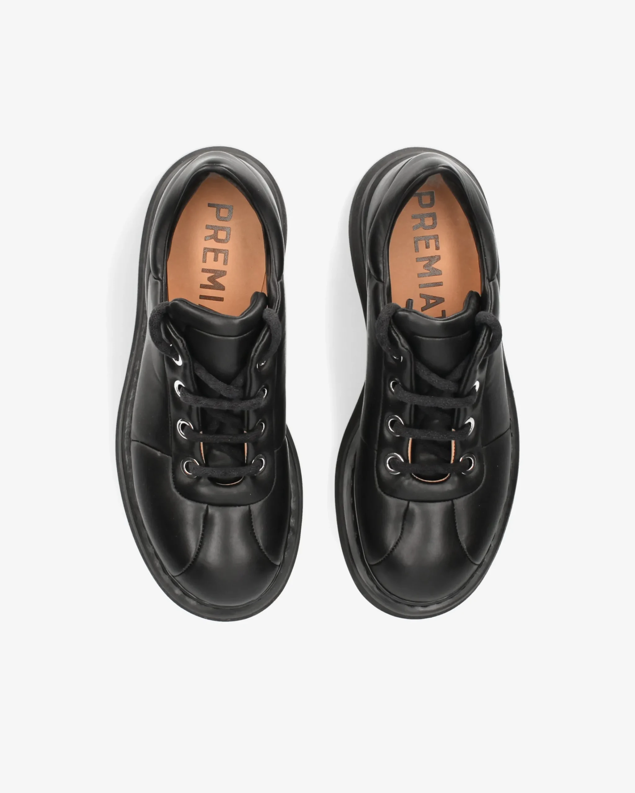 Premiata Scarpe Cal in pelle land nero>Uomo Stringate