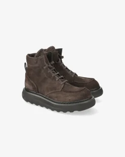 Premiata Stivaletti Cal in suede rain horse>Uomo Stivali
