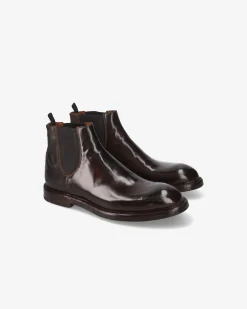 Premiata Stivaletti Charles in cavallo king chestnut>Uomo Stivali