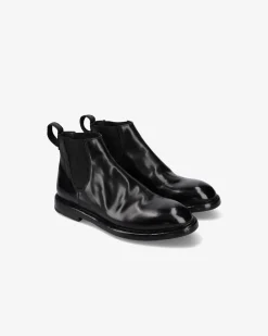 Premiata Stivaletti Charles in cavallo king nero>Uomo Stivali