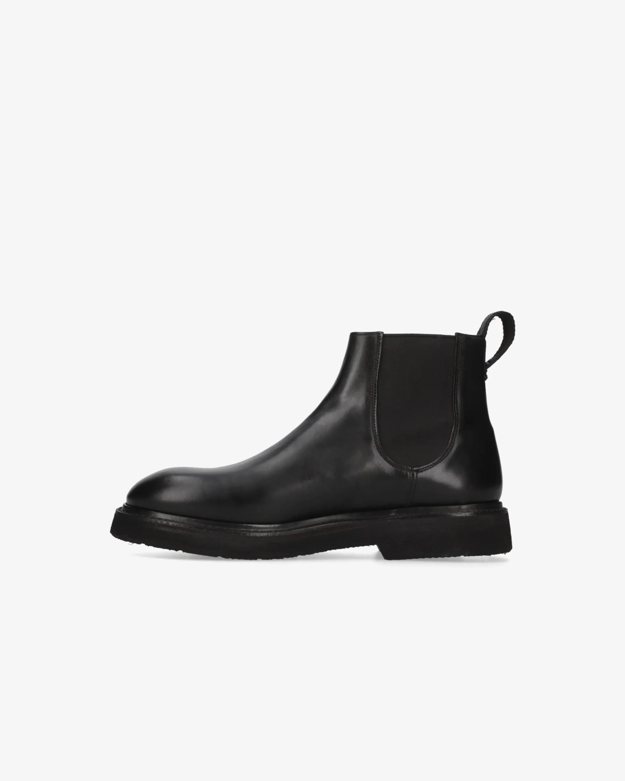 Premiata Stivaletti Chelsea in pelle cera nero>Uomo Stivali