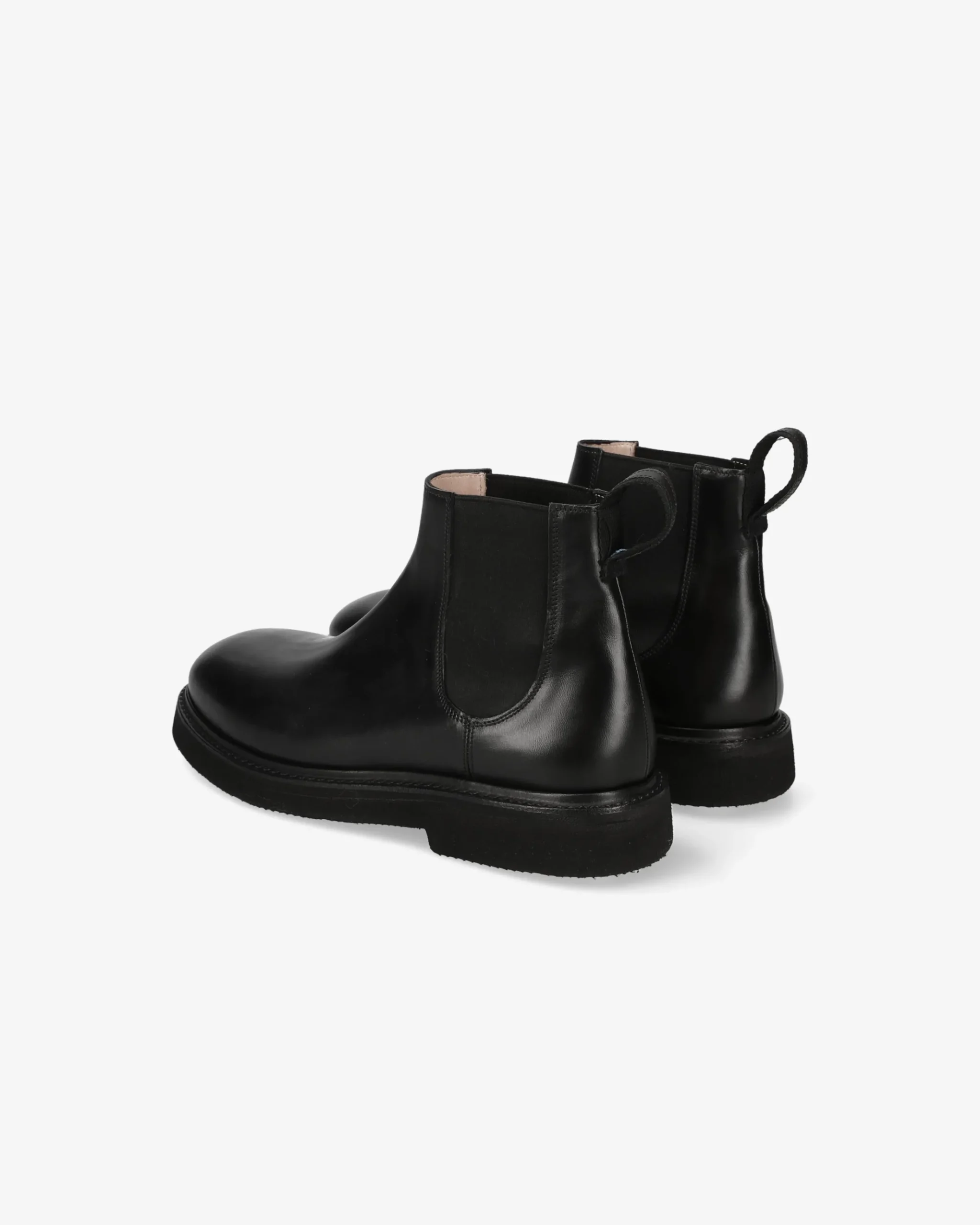 Premiata Stivaletti Chelsea in pelle cera nero>Uomo Stivali