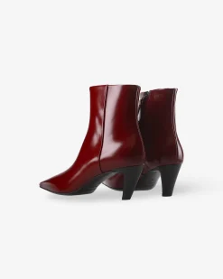 Premiata Stivaletti Cher con tacco mousse bordeaux>Donna Stivali E Stivaletti