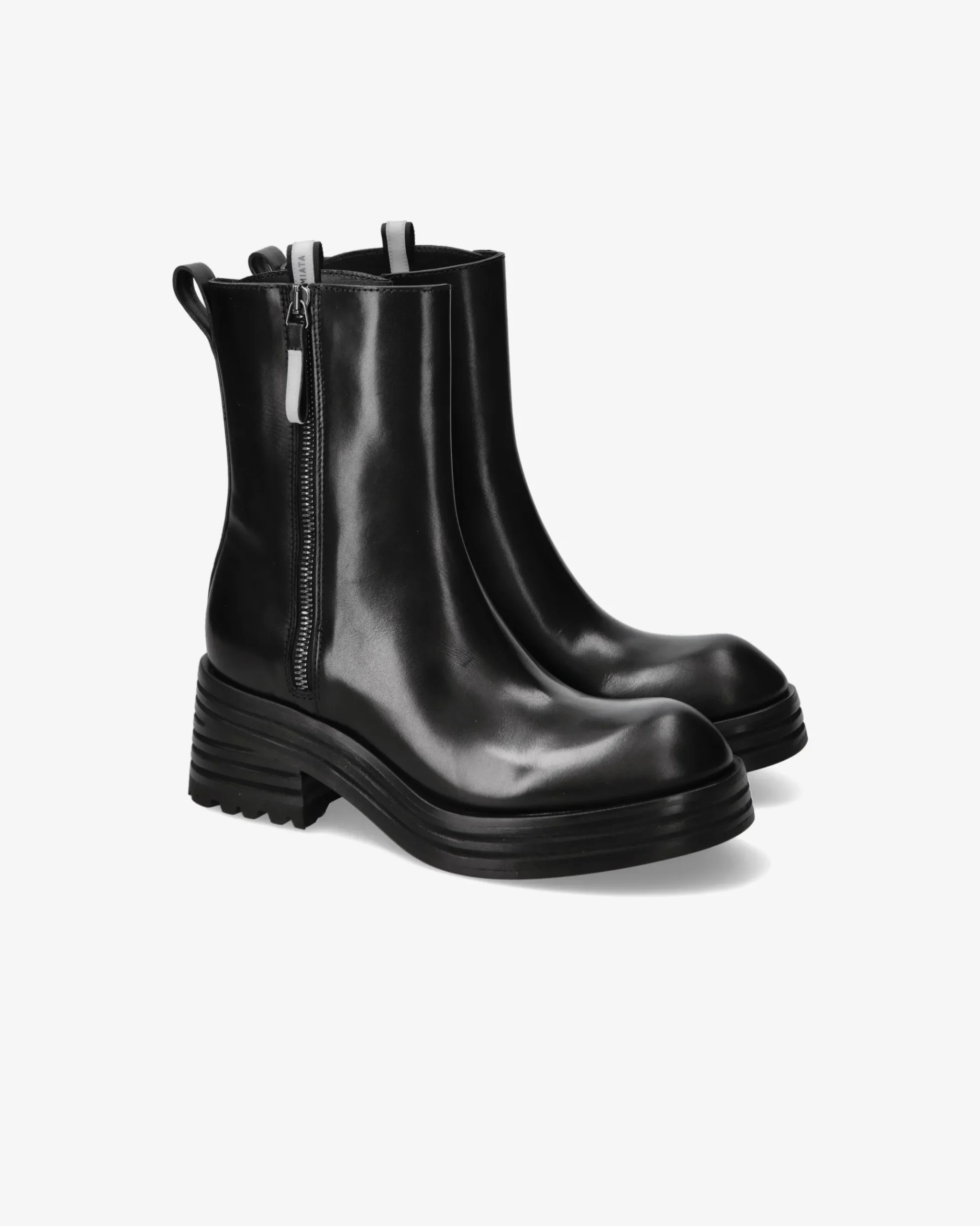 Premiata Stivaletti Heidi in pelle ranch nero>Donna Stivali E Stivaletti