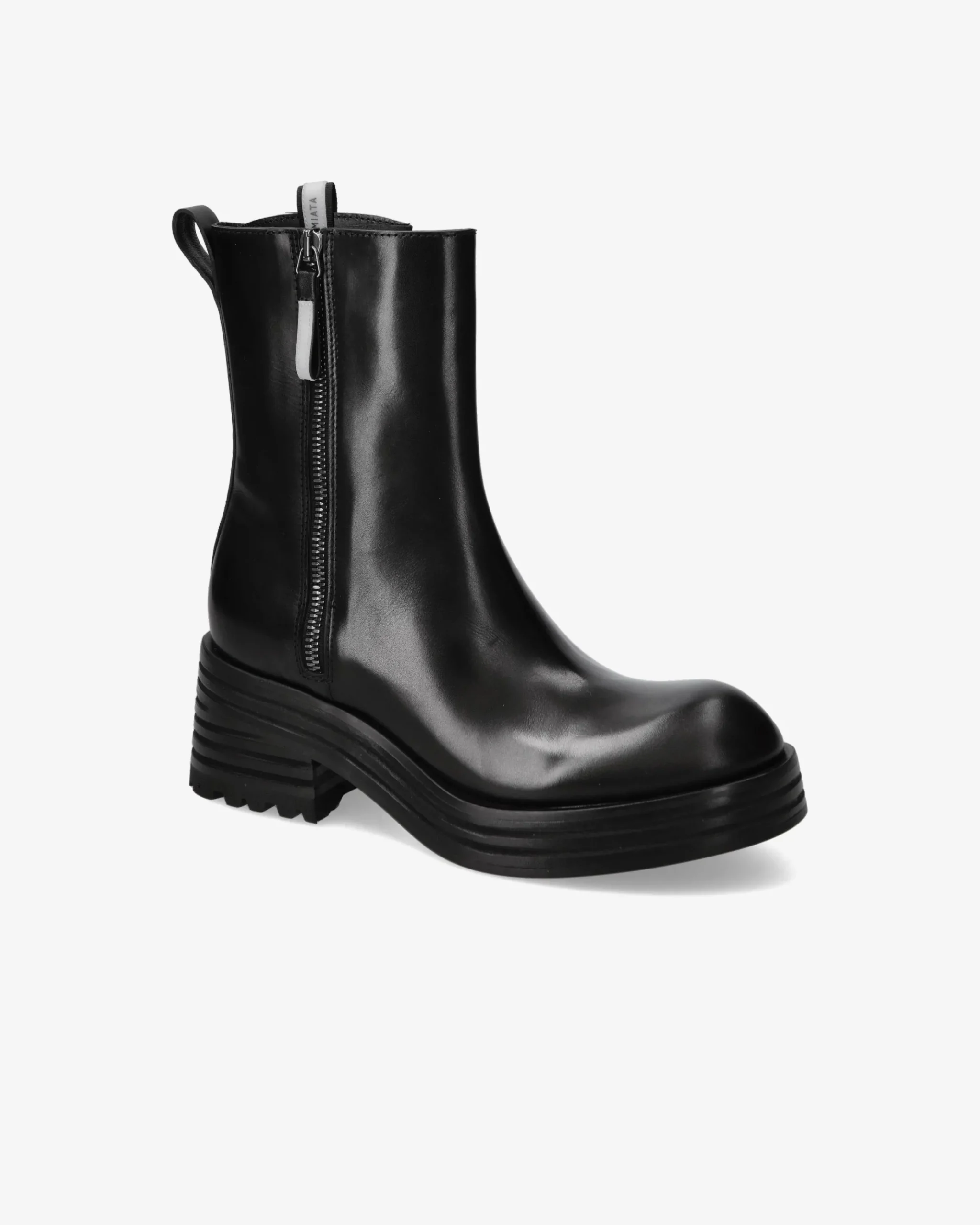 Premiata Stivaletti Heidi in pelle ranch nero>Donna Stivali E Stivaletti