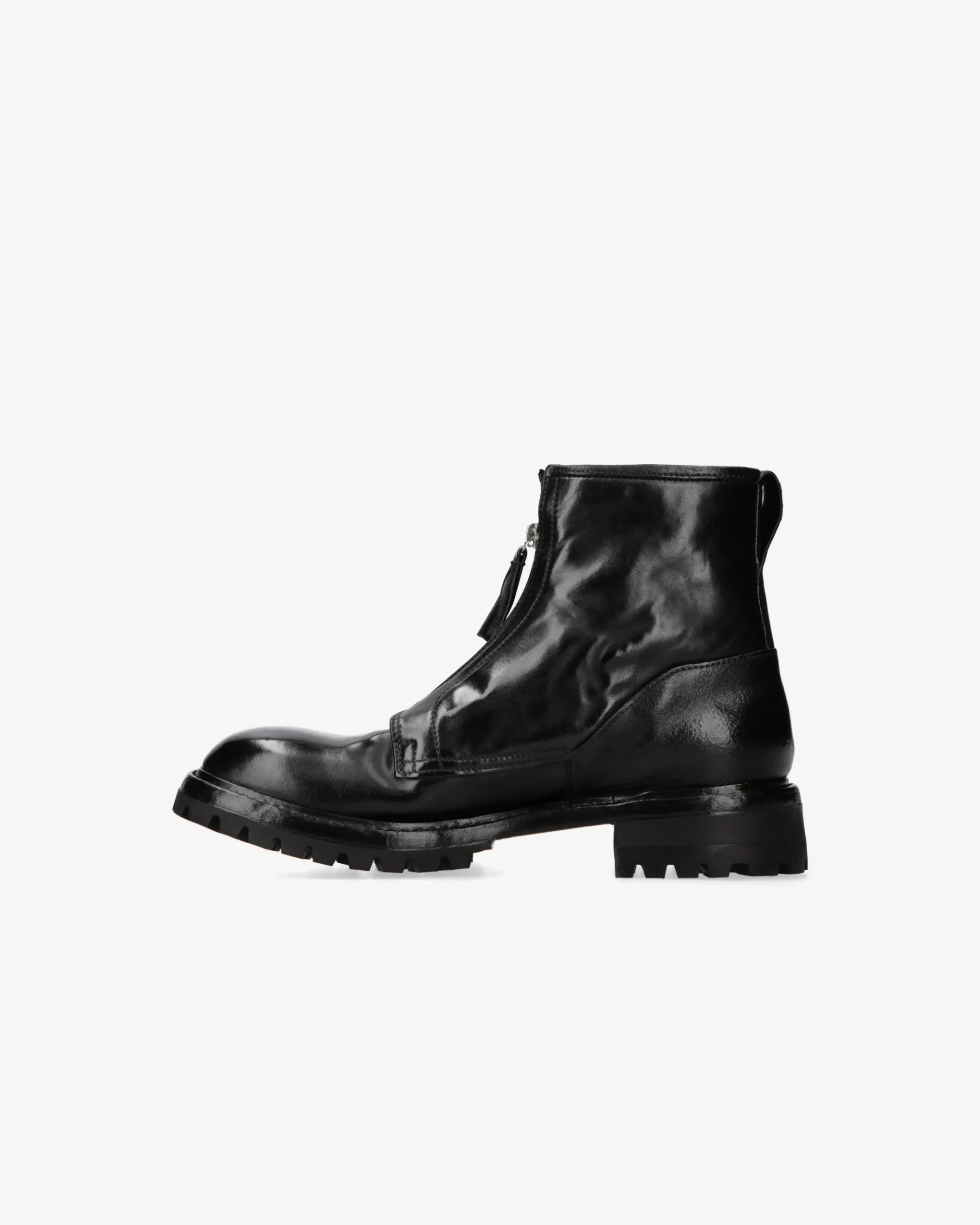 Premiata Stivaletti in cordovan nero>Uomo Stivali