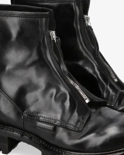 Premiata Stivaletti in cordovan nero>Uomo Stivali