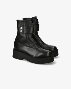 Premiata Stivaletti in Nappa nappa nero>Donna Stivali E Stivaletti