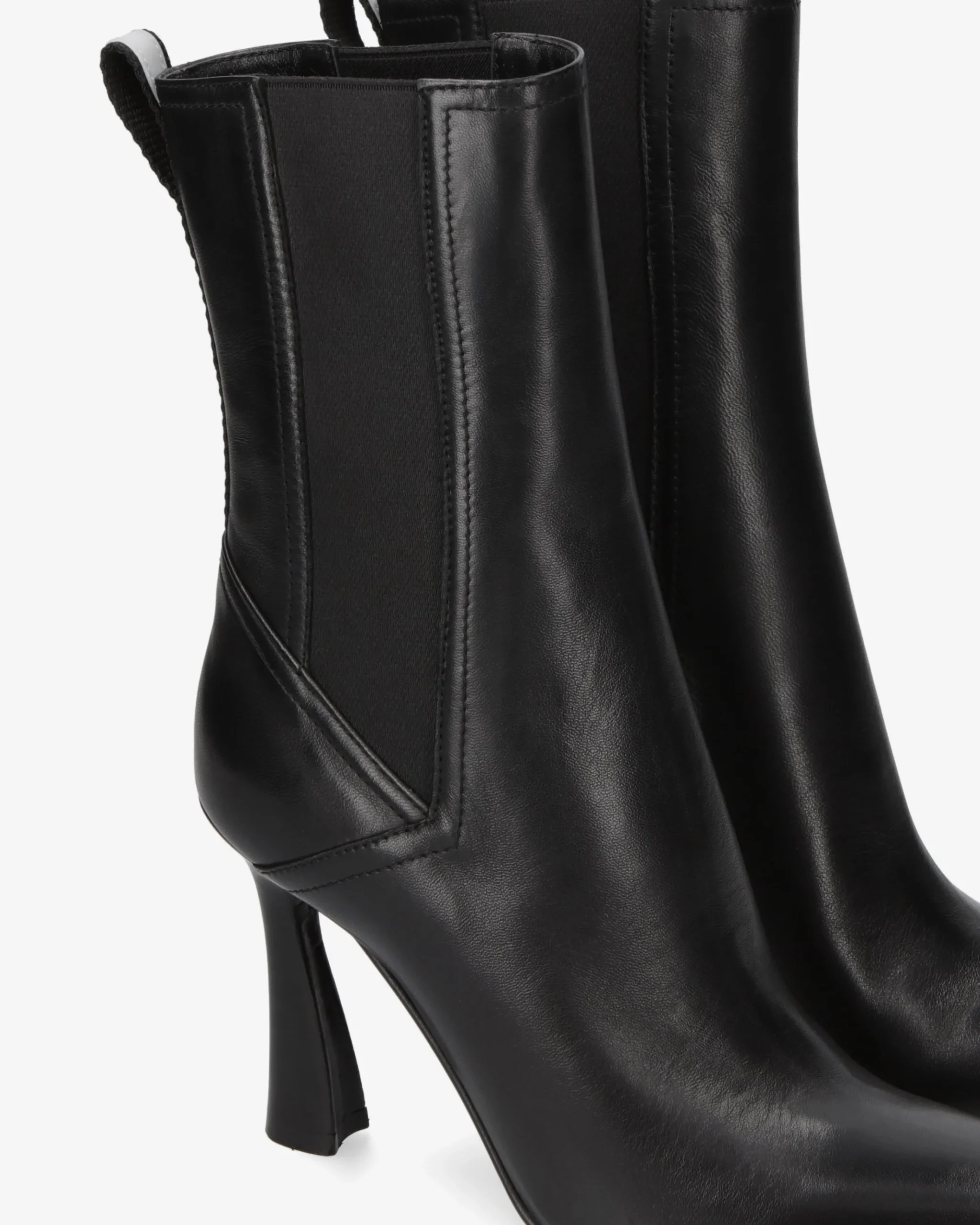 Premiata Stivaletti in pelle con tacco alto nappa nero>Donna Stivali E Stivaletti