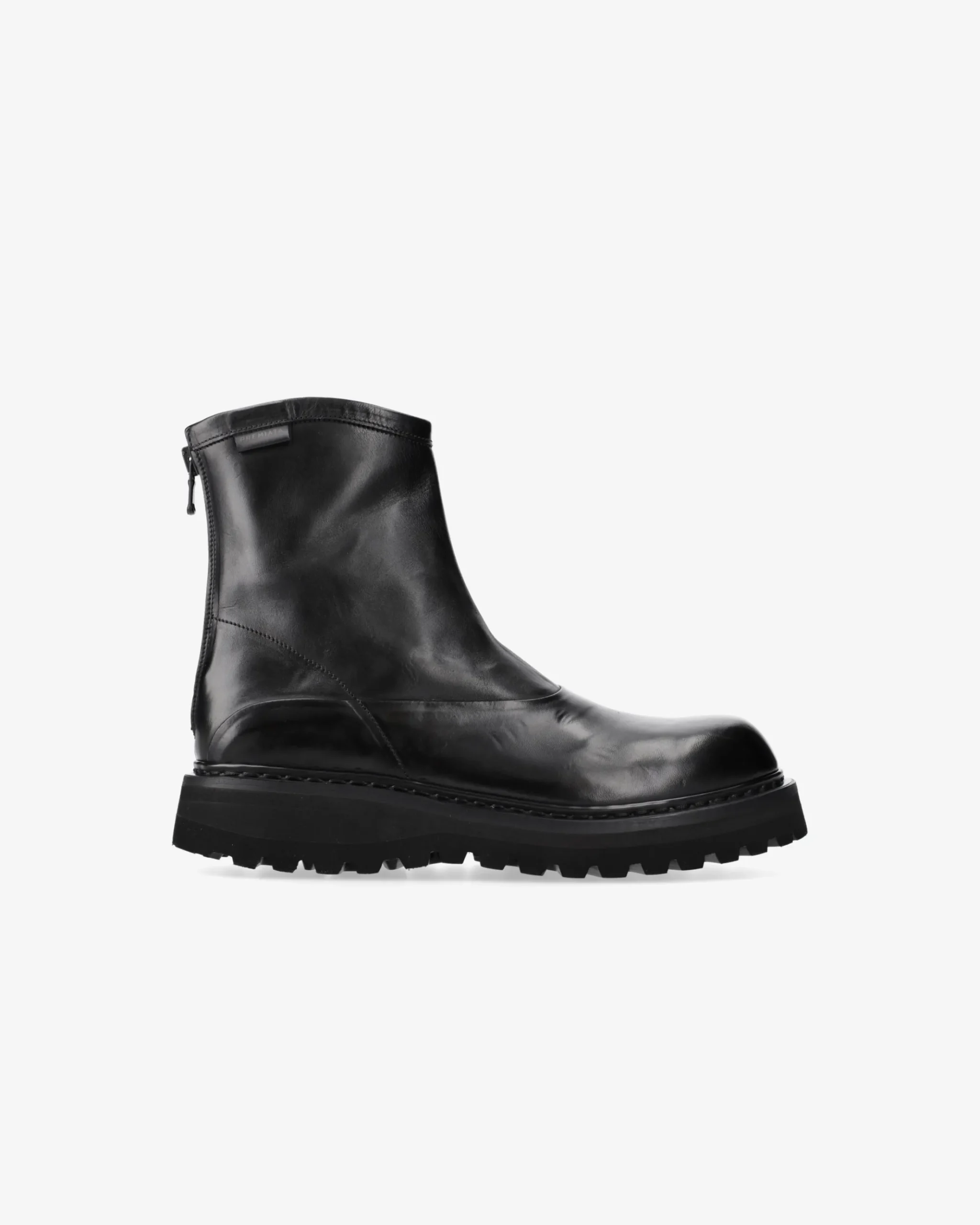 Premiata Stivaletti in pelle di cavallo lux nero>Uomo Stivali