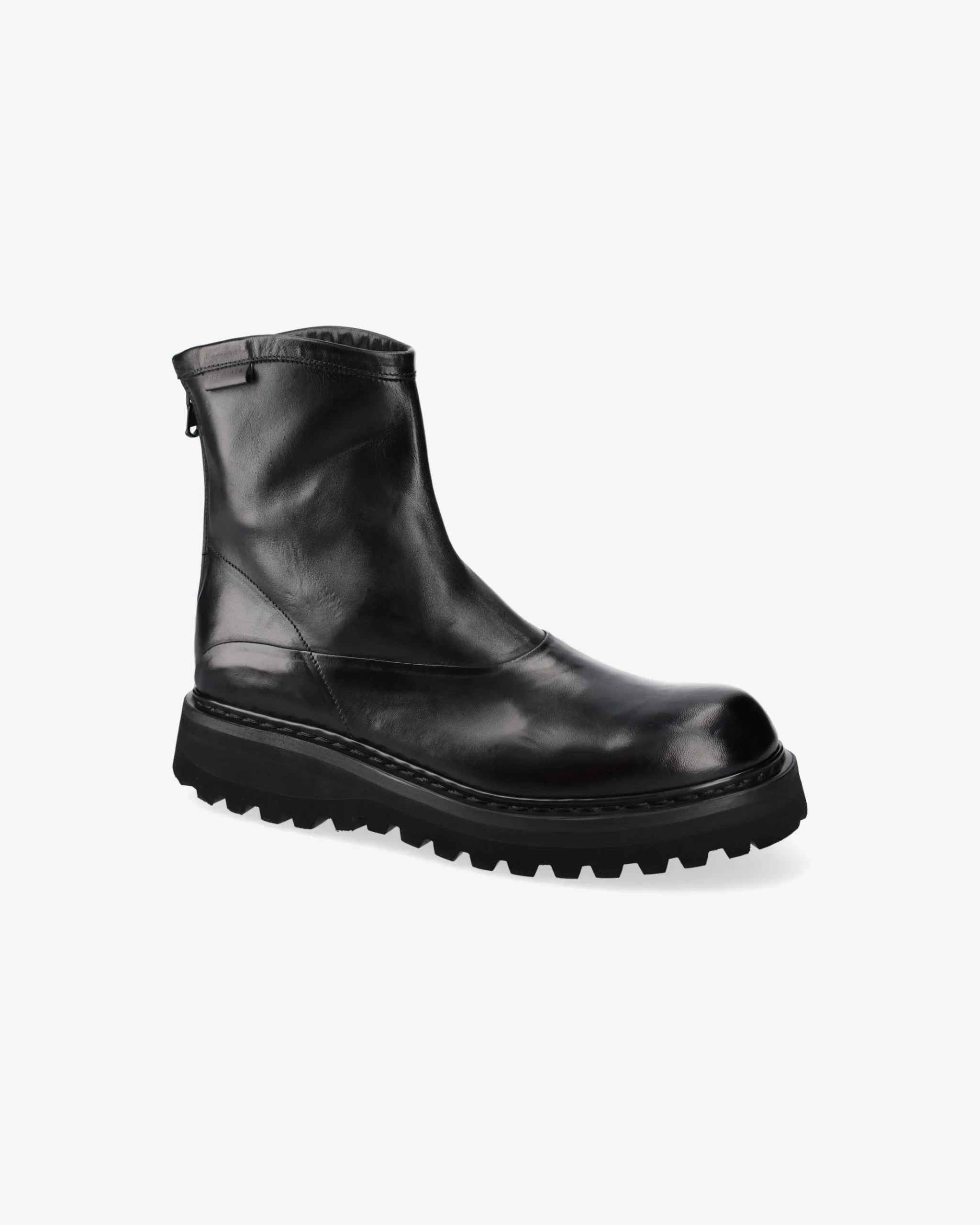 Premiata Stivaletti in pelle di cavallo lux nero>Uomo Stivali