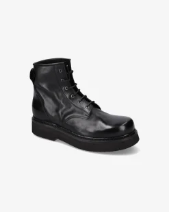 Premiata Stivaletti Max in pelle lux nero>Uomo Stivali