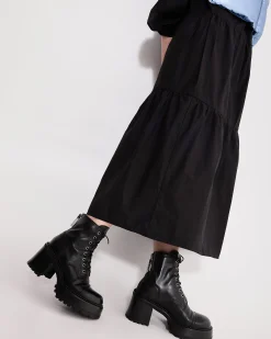Premiata Stivaletti McQueen in vitello gaucho nero>Donna Stivali E Stivaletti