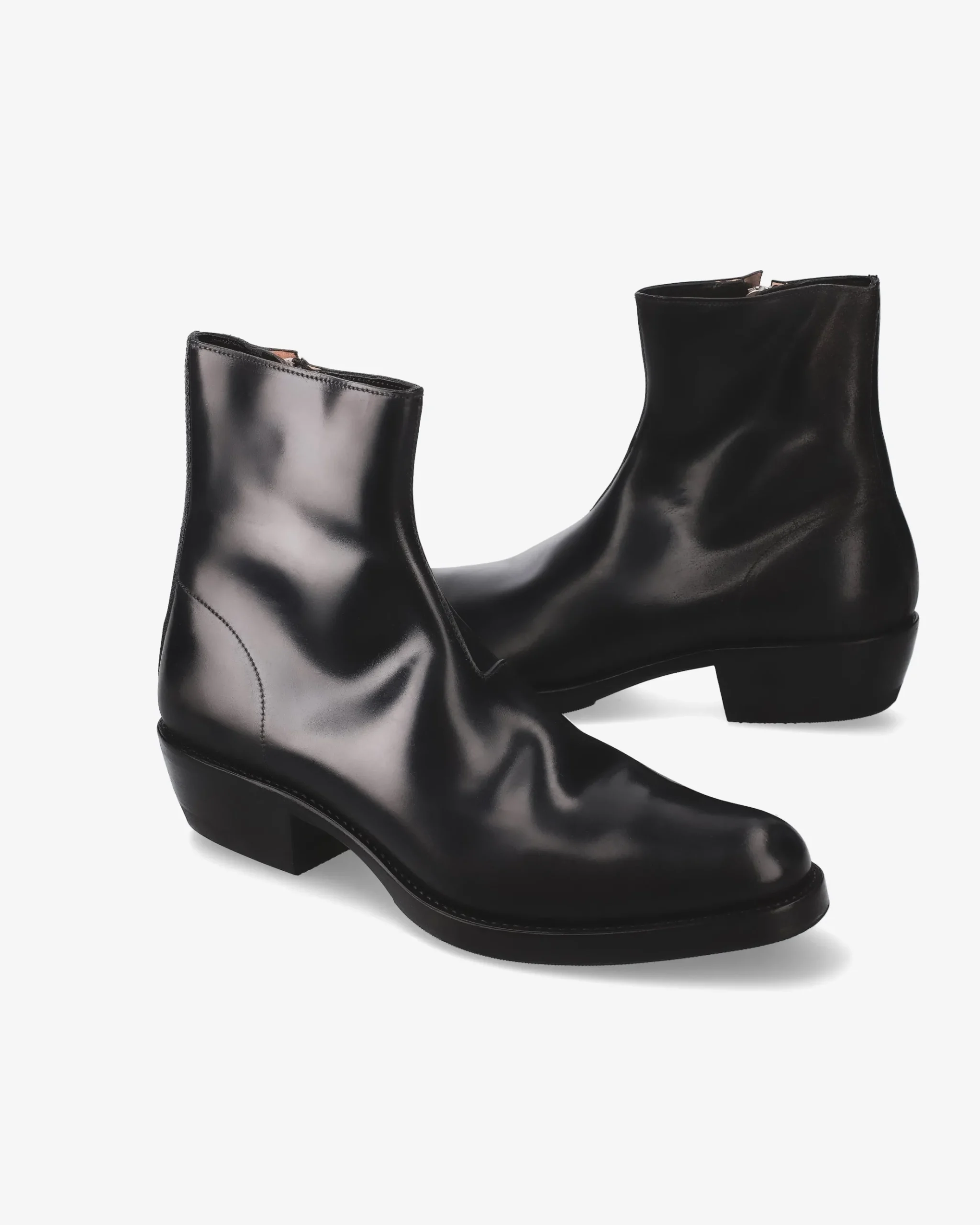 Premiata Stivaletti Min in pelle king nero>Uomo Stivali