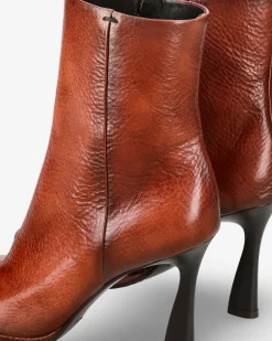 Premiata Stivaletti Sole in vitello atena cuoio>Donna Stivali E Stivaletti