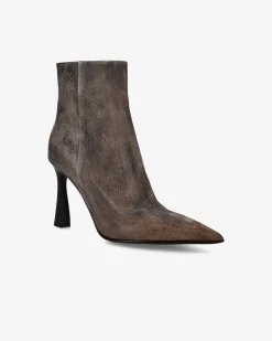 Premiata Stivaletto Meigi in camoscio old nero>Donna Stivali E Stivaletti