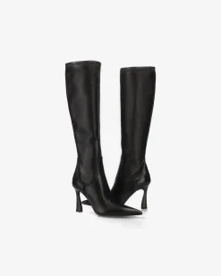 Premiata Stivali alti in nappa nappa nero>Donna Stivali E Stivaletti