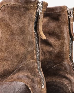 Premiata Stivali in suede vinza brass sigaro>Uomo Stivali