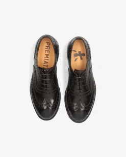 Premiata Stringata Brogue king brass chestunt>Uomo Stringate