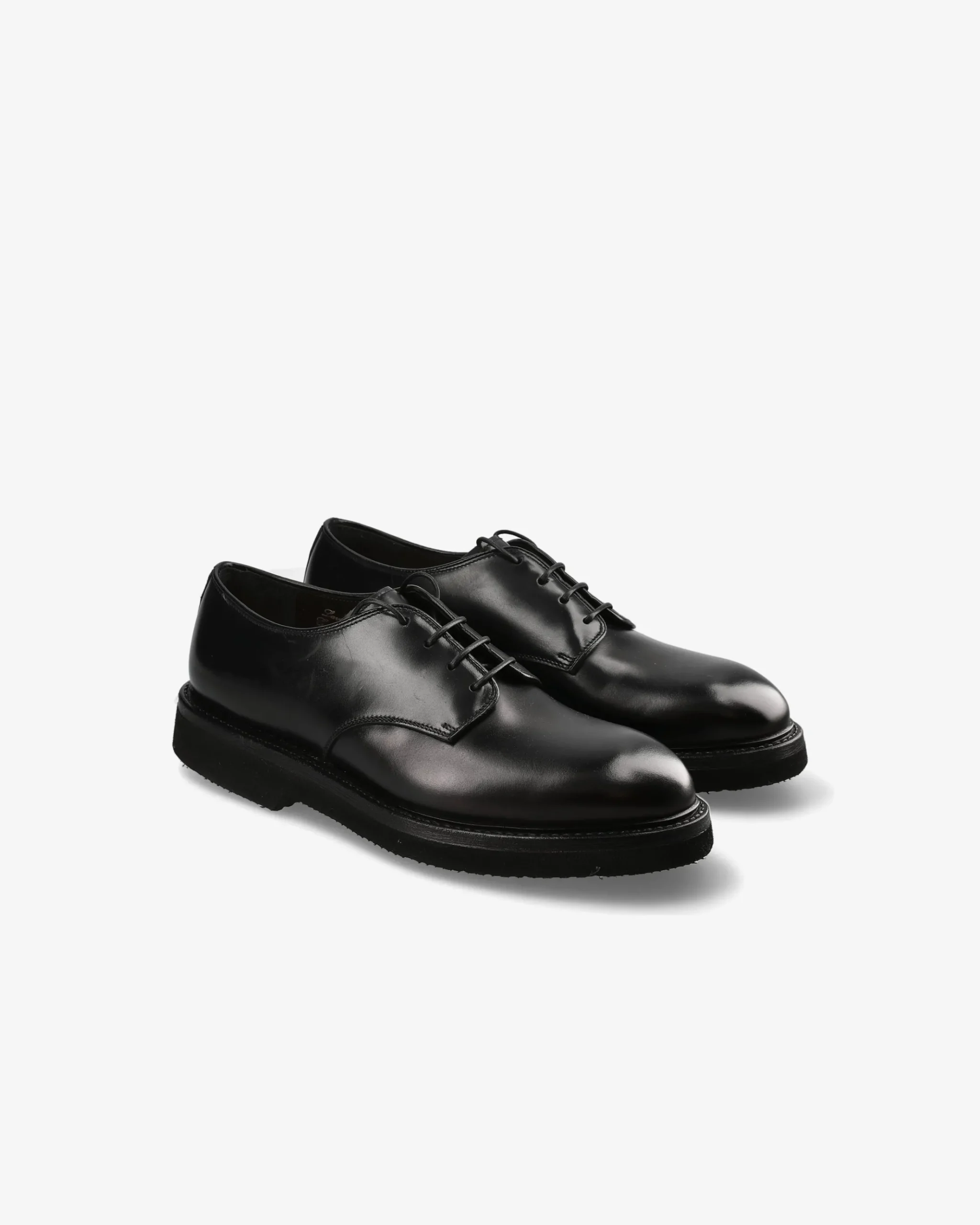 Premiata Stringate in pelle ciclone nero>Uomo Stringate