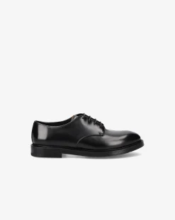 Premiata Stringate in pelle spazzolata binder nero>Uomo Stringate