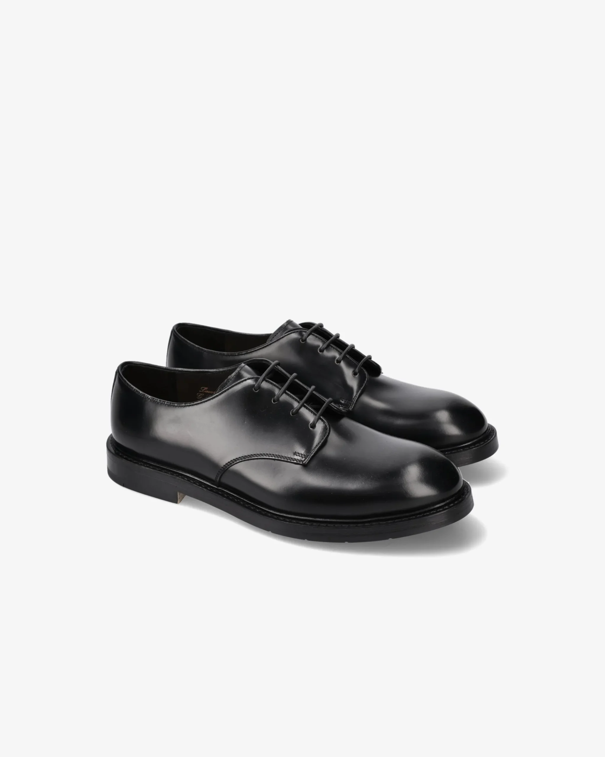 Premiata Stringate in pelle spazzolata binder nero>Uomo Stringate